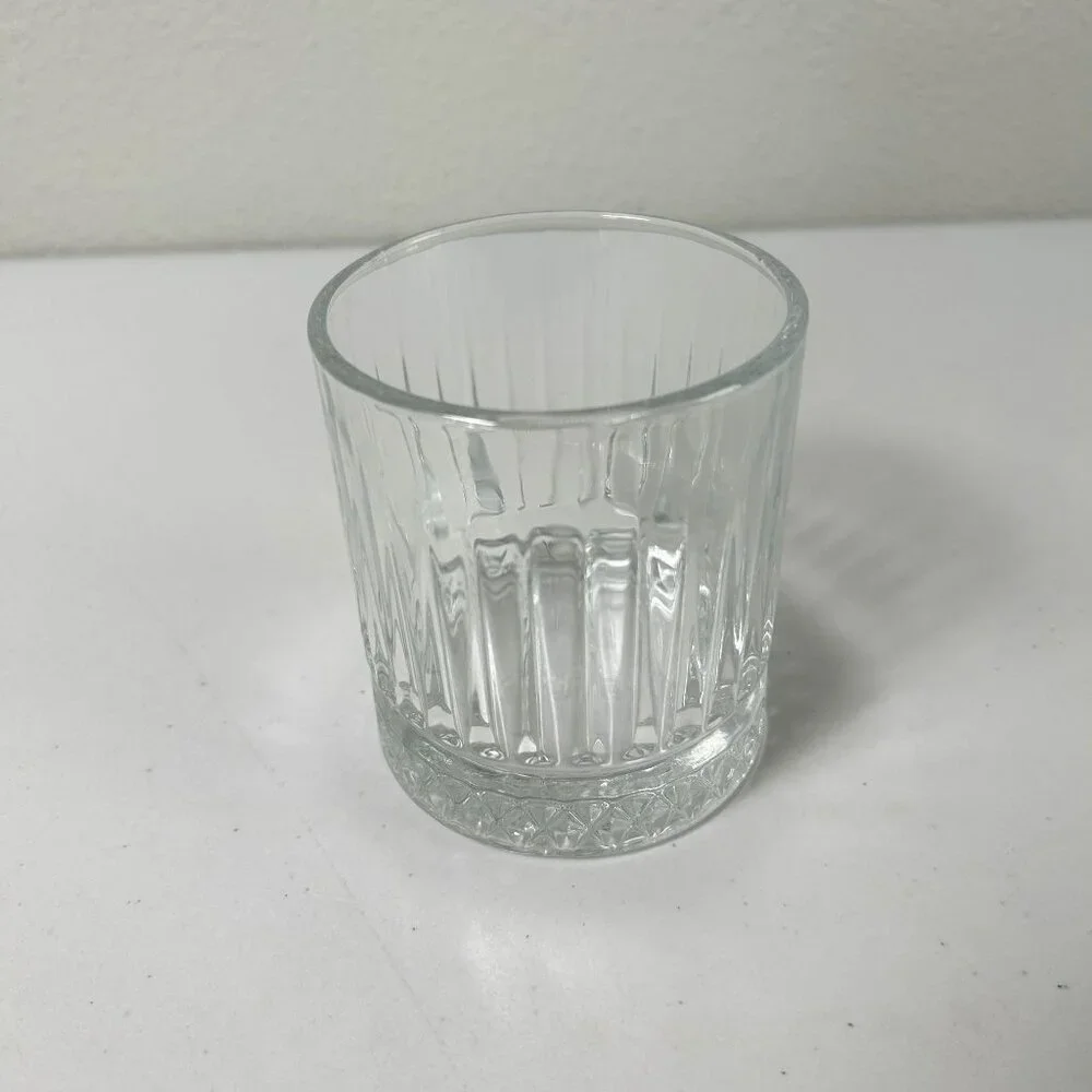 Grand Marnier Lowball Glass Whiskey Bourbon Rocks Bareware Raised‎ Cut Glass